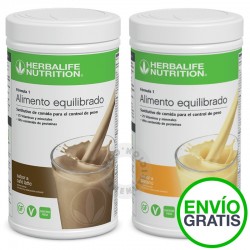 Pack dos batidos Herbalife formula 1 con envío gratis en linenutricion.com