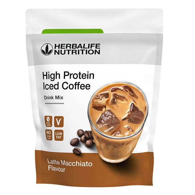 Café Helado de Herbalife - High Protein Iced Coffee Latte Macchiato Herbalife 308 g